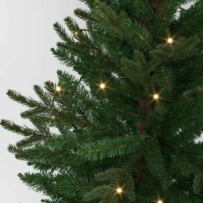 2pc 3' Pre-Lit Potted Balsam Fir Artificial Christmas Trees Warm LED White Lights - Wondershop™ 5 2pc 3' Pre-Lit Potted Balsam Fir Artificial Christmas Trees Warm LED White Lights - Wondershop™ - Image 3