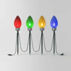 4pc LED Big Bulb Christmas Novelty Pathway - Wondershop™ -Wondershop Sales GUEST aaed4459 acdf 49d5 8f26 8901e9a33b80