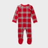 Baby Plaid Ribbed Holiday Matching Family Footed Pajamas - Wondershop™ Red -Wondershop Sales GUEST abee46c0 1aaa 4aaf 9e3e 0313092d9f19