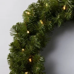 20" Pre-lit Pine Artificial Christmas Wreath Clear Lights - Wondershop™ 7 20" Pre-lit Pine Artificial Christmas Wreath Clear Lights - Wondershop™ -Wondershop Sales GUEST abf50c97 a825 49f9 a989 b27a25602014
