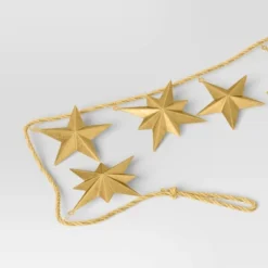 72" Christmas Gold Star Garland - Wondershop™ 5 72" Christmas Gold Star Garland - Wondershop™ -Wondershop Sales GUEST af2a529b 7bf2 42a4 9aaf 456b5191097d