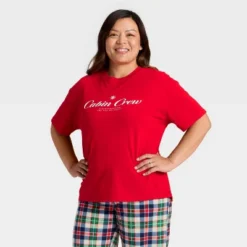 Women's "Cabin Crew" Short Sleeve Holiday Matching Family Pajama Shirt - Wondershop™ Red 9 Women's "Cabin Crew" Short Sleeve Holiday Matching Family Pajama Shirt - Wondershop™ Red -Wondershop Sales GUEST b00148f9 47dc 4037 9285 ee371d383739