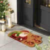 1'6"x2'6" Christmas Santa 'Ho Ho Ho' Coir Doormat Red - Wondershop™: Outdoor Novelty Rug, Medium Pile, Latex Backing -Wondershop Sales GUEST b1d199f1 9d24 4690 bc99 d0b96299de0b