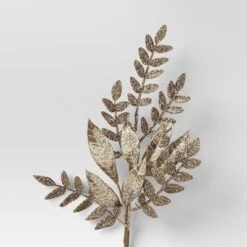 4pc Christmas Pick Set Champagne 2 Mixed Leaves Picks 2 Hard Needle - Wondershop™ -Wondershop Sales GUEST b1eddbd0 df71 491a aa92 92304c4615f9