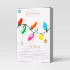 25ct LED C9 Classic Glow Indoor Outdoor Christmas String Lights With Green Wire - Wondershop™ 10 25ct LED C9 Classic Glow Indoor Outdoor Christmas String Lights With Green Wire - Wondershop™ -Wondershop Sales GUEST b20ade25 9d0e 4c2f b8ab 037475735cbe