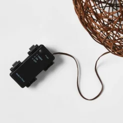 Battery Operated Brown Faux Rattan Sphere Fairy String Lights Warm White With Brown Wire - Wondershop™ -Wondershop Sales GUEST b5f6d835 3e6c 4ba8 b25a c46815fe8053