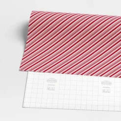40" 220 Sq Ft Christmas Roll Wrap Red/White Diagonal Stripe - Wondershop™ -Wondershop Sales GUEST b7610cfc 740f 4c62 85e9 9704c8693067