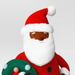 22" Fabric Santa Sculpture Holding Wreath - Wondershop™ Red/White 6 22" Fabric Santa Sculpture Holding Wreath - Wondershop™ Red/White -Wondershop Sales GUEST b91f895d 34af 4927 8611 2c72f4b9aca1