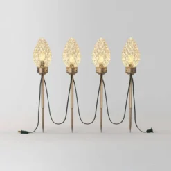 4pc LED Big Bulb Christmas Novelty Pathway - Wondershop™ -Wondershop Sales GUEST bb16da0d dd4d 40ba 9a52 186cc6056f6c