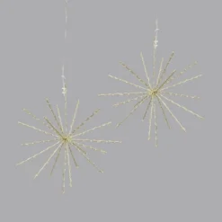 2pc 12" LED Twinkling Starburst Christmas Novelty Sculpture Light White With Gold Wire - Wondershop™ 6 2pc 12" LED Twinkling Starburst Christmas Novelty Sculpture Light White With Gold Wire - Wondershop™ -Wondershop Sales GUEST bb836578 506c 49cb 9207 7fa4226cc8bd