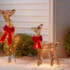 LED Faux Rattan Fawn With Red Bow Christmas Novelty Sculpture Light - Wondershop™ -Wondershop Sales GUEST bba1379c d24c 40f6 8538 5ec89b0c4dca