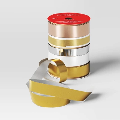 5 End Flat Christmas Ribbon 40' - Wondershop™ 3 5 End Flat Christmas Ribbon 40' - Wondershop™