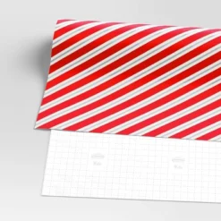 30” 90 Sq Ft Christmas Roll Wrap Red/White/Silver Diagonal Stripes - Wondershop™ -Wondershop Sales GUEST bc303171 9df5 4534 bafd 25e3595508fe