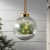 Battery Operated LED Globe With Faux Greenery Christmas Novelty Sculpture Light Warm White - Wondershop™ -Wondershop Sales GUEST bc9f140e f19e 452a aba2 83c4b86f9075