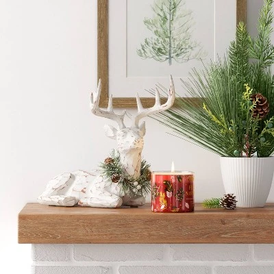 10.25" Sitting Reindeer Animal Figurine - Wondershop™ White 3 10.25" Sitting Reindeer Animal Figurine - Wondershop™ White