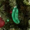 Pickle Glass Christmas Tree Ornament - Wondershop™: Mold-Blown, Indoor Decoration, 5.3" Height -Wondershop Sales GUEST c0c8a153 6b66 477c 9415 fdc0f8f647f3