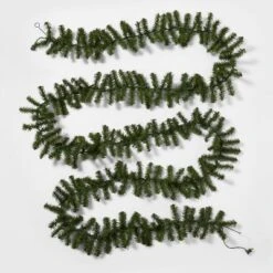 18' Pre-Lit Artificial Pine Bough Christmas Garland Green With Clear Lights - Wondershop™ 6 18' Pre-Lit Artificial Pine Bough Christmas Garland Green With Clear Lights - Wondershop™ -Wondershop Sales GUEST c42697e3 1455 4b9d b92e ee38929ab20a