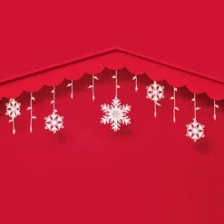 150ct Incandescent Christmas Icicle Lights With Snowflake Novelty Accent Clear Bulbs With White Wire - Wondershop™ -Wondershop Sales GUEST c7d7834e 8470 421f 8abc 8c678eec80c3