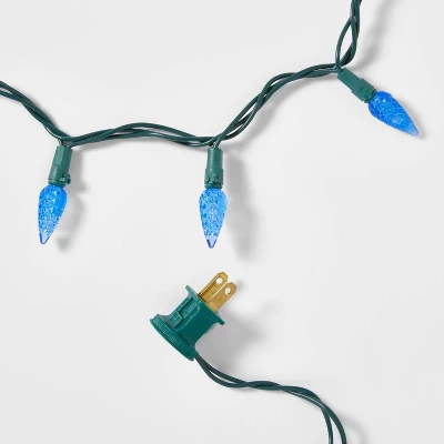 60ct LED C6 Faceted Christmas String Lights With Green Wire - Wondershop™ 6 60ct LED C6 Faceted Christmas String Lights With Green Wire - Wondershop™ - Image 4