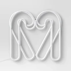 LED Animated Christmas Neon Candy Canes Forming Heart Hangable Sign White/Red - Wondershop™ -Wondershop Sales GUEST c8e9f3e1 815a 4097 ad0b d06eaaccf39d