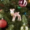 Retro Deer Christmas Tree Ornament Pink/Gold - Wondershop™: Ceramic Holiday Decor, Indoor Unlit Animal Theme -Wondershop Sales GUEST c8f1f8bd a065 4f7d b9ad 5c7cb38c132f