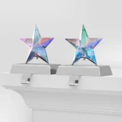 2pk Christmas Lit Iridescent Star Stocking Holder - Wondershop™ 8 2pk Christmas Lit Iridescent Star Stocking Holder - Wondershop™ -Wondershop Sales GUEST cb3365da f1ca 4466 86c8 110838c14d11