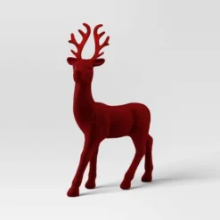 12" Christmas Flocked Standing Deer Decor - Wondershop™ -Wondershop Sales GUEST cb68b72d f64b 466c 979a 4e597701f31f