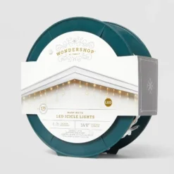 175ct LED Christmas Icicle Lights Spool Warm White With White Wire - Wondershop™ -Wondershop Sales GUEST ceec7953 1a97 4b6a a5e1 0e765a4577d4