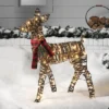LED 37" Faux Rattan Doe Christmas Novelty Sculpture Light Warm White - Wondershop™ -Wondershop Sales GUEST d1f0c45b 63cf 46d9 908d 2f466d7df584