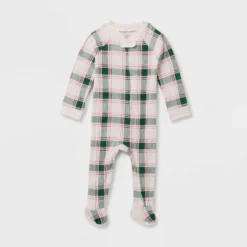 Baby Plaid Ribbed Holiday Matching Family Footed Pajama - Wondershop™ Cream -Wondershop Sales GUEST d24c44bb fb45 4efe b7d0 d814bd072655