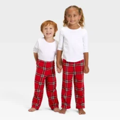 Toddler Plaid Microfleece Holiday Matching Family Pajama Pants - Wondershop™ Red -Wondershop Sales GUEST d322fb69 857b 43ed a7fb f6c4fe963120
