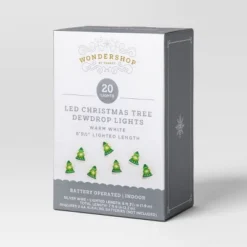 20ct LED Battery Operated Christmas Tree Dew Drop Lights Warm White With Silver Wire - Wondershop™ -Wondershop Sales GUEST d47707fb 54fb 4130 a316 cdbd30a15910