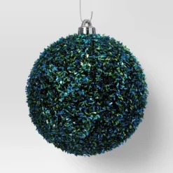 9ct Christmas Tinsel Ball Ornament Set Blue Green - Wondershop™ 7 9ct Christmas Tinsel Ball Ornament Set Blue Green - Wondershop™ -Wondershop Sales GUEST d74dec58 4b43 475b 8522 19882b6643a2