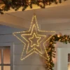 22.5" 287ct LED 3D Silver Star Dewdrop Christmas String Lights Warm White With Silver Wire - Wondershop™ -Wondershop Sales GUEST d989199b deae 4104 8da6 3500112b5f8e