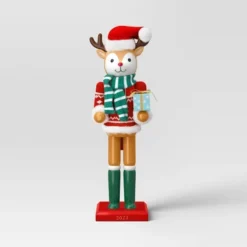 Winter Deer Nutcracker Figure - Wondershop™ -Wondershop Sales GUEST dcbe1150 f7f7 4519 8c68 5af438048551