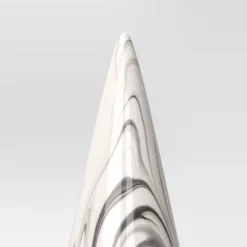 12" Marbled Ceramic Cone Christmas Tree Figurine With Gold Accent - Wondershop™ Black/White -Wondershop Sales GUEST dffe7f4c ef23 45a6 9827 d257af24ab4d