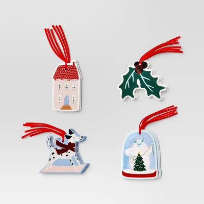 16ct Christmas Tie-On Gift Tags Classic Icons - Wondershop™ 4 16ct Christmas Tie-On Gift Tags Classic Icons - Wondershop™ - Image 2