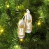 Christmas Glass Golden Shoes Ornament - Wondershop™ -Wondershop Sales GUEST e465aa6d bfed 4a8d 9798 aa07867f739c