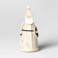 22.5" Fabric Santa Sculpture With Pinecone Wreath - Wondershop™ -Wondershop Sales GUEST e48f067e b15b 43f7 8eb0 b638f228ab8c