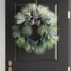 28" Flocked Cedar With Pinecones Artificial Christmas Wreath Green/White - Wondershop™ -Wondershop Sales GUEST e4bb9d10 caeb 4c26 8312 ef257e9b173a