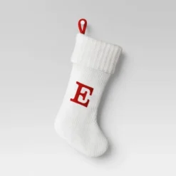 Knit Monogram Christmas Stocking White - Wondershop™ -Wondershop Sales GUEST e67d3fea 9476 4163 96cf cf92983dc465