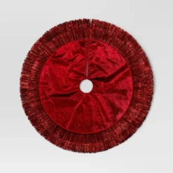 48" Christmas Tonal Tinsel Tree Skirt Red - Wondershop™ -Wondershop Sales GUEST e6e1bfba f8bd 44be b2d2 8fd993ef2cb1