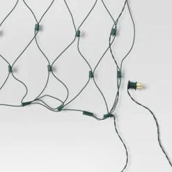 4'x6' Concave LED Christmas Net String Lights With Green Wire - Wondershop™ -Wondershop Sales GUEST e7cce674 0a0d 4c33 9fbe e37287f581b2