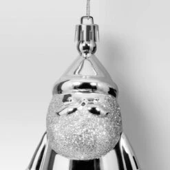 Christmas Silver Santa Ornament - Wondershop™ 5 Christmas Silver Santa Ornament - Wondershop™ -Wondershop Sales GUEST eb12fda5 7fb4 4d13 a814 5617829dd867