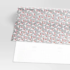 30” 25 Sq Ft Christmas Roll Wrap Red White Polar Bears On Silver - Wondershop™ -Wondershop Sales GUEST ecfeb48c b313 4353 ad61 b79521539cbd
