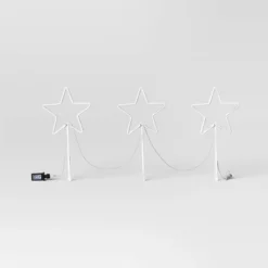 3pc Christmas LED Neon Star Novelty Pathway Marker - Wondershop™ -Wondershop Sales GUEST edec7f22 9afb 4cd5 a47b f1d85a8d166e