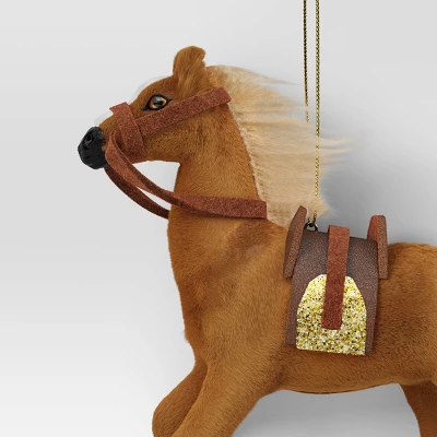Christmas Fabric Horse Ornament - Wondershop™ 4 Christmas Fabric Horse Ornament - Wondershop™ - Image 2