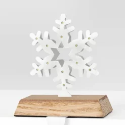 2pk Christmas Lit Snowflake Stocking Holder - Wondershop™ -Wondershop Sales GUEST f40702a8 2b28 4793 a133 447dcf25e026