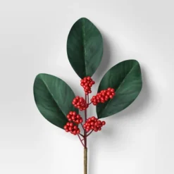 4pc Christmas Pick Set 2 Magnolia Leaf 2 Red Poinsettia - Wondershop™ -Wondershop Sales GUEST f4255727 4432 43e9 bc15 cf1d5326592b