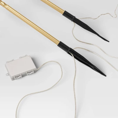 18" LED Gold Starburst Christmas Novelty Sculpture Light Warm White - Wondershop™ 5 18" LED Gold Starburst Christmas Novelty Sculpture Light Warm White - Wondershop™ - Image 3